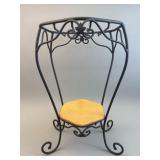 Generations Wrought Iron Stand /Table w 1 Wood
