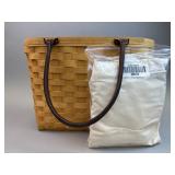 Large Boardwalk Basket  w Protector & Large Tote
