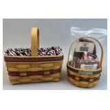 1997 Inaugural & All America Baskets w Liners,