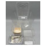 6 Asst Longaberger Plastic Protectors - Tote,