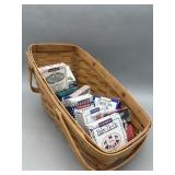 Large Vegetable Basket w Approx 12 Tie-ons in