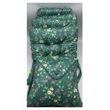 4 Fabric Chair Cushions & 1 Pillow - Longaberger