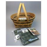 Community Basket w liner, handle tie, protector -