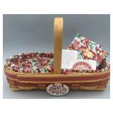 May Series Tulip Basket Combo w 2 Napkins, Liner,
