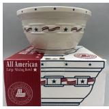 All American Large Mixing Bowl - USA Longaberger