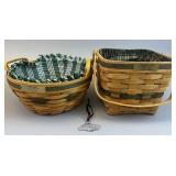 Popcorn & Cranberry Baskets w Liners & Protectors