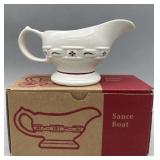 Sauce Boat in Traditional Red - Longaberger USA