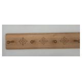 Longaberger Pegboard Wooden Wall Rack #51101 24in