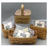 4 Booking Baskets w Protectors & Asst