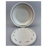 Pie Plate & 8.5 in Trivet - Blue USA Longaberger