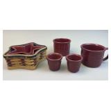 Little Star Basket w Liner, Protector & Pottery