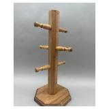 Longaberger Wood Coffee Mug Tree 15ï¿½ Tall