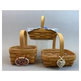 3 Horizon of Hope Baskets, 3 Tie Ons, 3