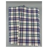 Set of 2 Fabric Valances USED - Longaberger Woven