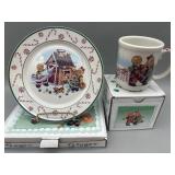 Roger & Ginger Plate & Mug - Longaberger Holiday