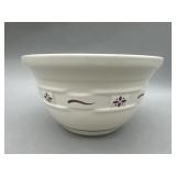 8ï¿½ Mixing Bowl in Red - USA Longaberger Pottery