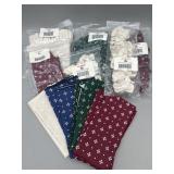 6 Asst Fabric Accessories & 8 Fabric Napkins -