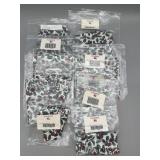 9 Asst Traditional Holly Fabric Accessories -