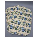 Set of 4 Rose Trellis Fabric Placemats -