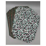 Set of 6 Holly & Imperial Stripe Fabric