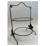 Longaberger Wrought Iron Double Pie Stand