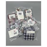 6 Assorted Fabric Accessories Longaberger - Lg &