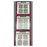 Pewter Basket Ornaments - Longaberger