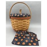 Pumpkin Basket Combo w Liner, Protector & Lid -