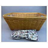 Large Laundry Basket w Liner & Protector -