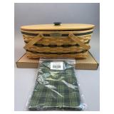 Generosity Basket w Liner, 2 Pc Protector,