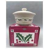 Small Covered Dish w Lid - Longaberger USA