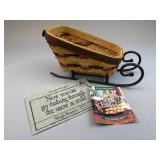 Dash Away Sleigh Basket w Iron Runners -