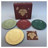 Falling Leaves 4 Colors Leaf 7ï¿½ Plates - USA