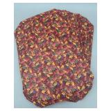 Set of 10 Longaberger Fall Foliage Fabric