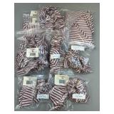 11 Asst Fabric Accessories - Longaberger Garters