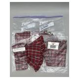 7 Fabric Accessories in Plaid Tidings -