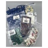 6 Assorted Fabric Accessories - Longaberger