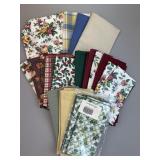 Longaberger Fabric Napkins,1 Placemat & Squares -
