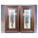 Set of 2 Pat Richter Basket Prints - ï¿½Rose