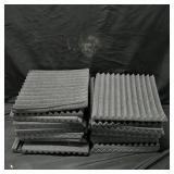 Dark Gray Acoustic Studio Foam Tiles
