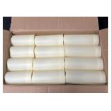 Flameless LED Pillar Candles w Remote Ivory