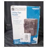 Utilitech Utility Fan Heater wThermostat