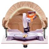 BERPET Miter Saw Dust Hood w Light Universal Fit K