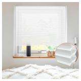 SHERY White Cordless Honeycomb Blinds 48W