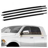 COOL STAR 4pk Window Molding Trim Dodge Ram 09-23