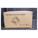 Motorized Elliptical Trainer WhtBlk