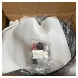 Round Black Metal Fixture