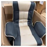 Folding Padded Floor Chair Adjustable Backrest