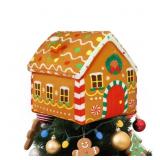 Eyourlife Velvet Gingerbread Christmas Tree Topper