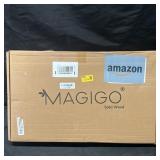 MAGIGO Brown Solid Wood Serving Tray